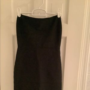 Strapless pencil dress